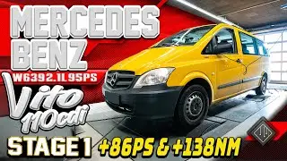 Mercedes Benz Vito 110 CDI | Softwareoptimierung Stage 1 | Logs - Dyno - 60-120 | mcchip-dkr