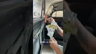 Colocando vidro do fusca parte 2