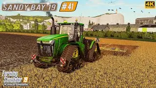 Hauling Straw Bales. Animal Care. Selling Slurry & Manure ⭐ Sandy Bay 19 #41 ⭐ FS19 4K TimeLapse