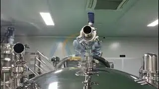 AILE 100L 200L 500L 1000L Perfume Pneumatic Mixing Tank Liquid Storage Tank Cosmetic Storage Machine