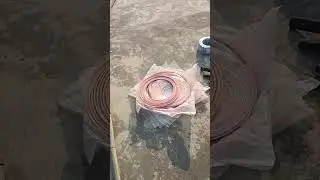 cassette AC copper piping fitting#airconditioner 💯👍