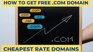 How to Get Free Com Domain for website | Get Com domain or any domain with cheapest rate or free