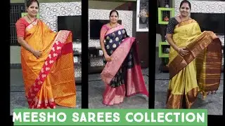 Under 850/-pattu sarees //meesho sarees haul//meesho sarees collection //COD available //