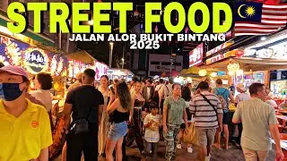 Walking Around Jalan Alor Malaysia 2025 | Street food Malaysia