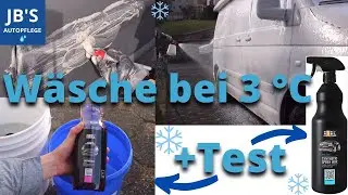 Entspannte Winterw&auml;sche bei 3 &deg;C ❄️| ADBL Synthetic Spray Wax + Snowball Shampoo im Test🥶