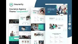 Insurerity - Insurance Agency Elementor Template Kit