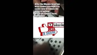 Clean your Shower head using vinegar