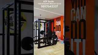 Home Gym Space Interior Design #interiordesign #gyminteriordesign #gymdesignideas