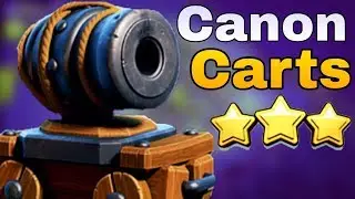 CANON CARTS ATTACK STRATEGY BH8|3 STAR ANY BASE EASILY|CLASH OF CLANS