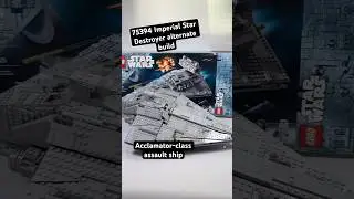 75394 Star Destroyer alt build as an Acclamator!  #legostarwars #legoalternatebuild #lego #clonewars