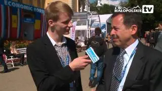 Ambasador USA w Polsce Stephen D  Mull podczas Forum Ekonomicznego w Krynicy Zdroju