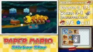 Paper Mario: Sticker Star Walkthrough 3.1 (World 3-1) Leaflitter Path