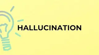 What is the meaning of the word HALLUCINATION?