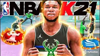 GIANNIS ANTETOKOUNMPO DEMIGOD BUILD IS OVERPOWERED IN NBA 2K21 CURRENT GEN