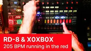Running in the red (RD-8 & x0xb0x Distortion Jam)