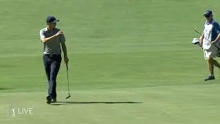 Jordan Spieth drains 16-foot birdie at The Barclays