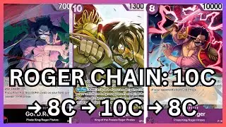 [OP14] Gold D. Roger can finally use his intended 10 Drop! High ranked gameplay.