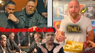 BROCK LESNAR & ROMAN REIGNS🤯...Controversial WWE Collab, Why? Dean Ambrose Diwali Party
