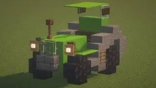 how to make a tractor in minecraft