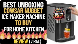 Best Unboxing COWSAR Nugget Ice Maker Machine To Buy For Home Kitchen Review (BUY NOW!)