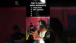TOP 5 FUNNY APEX MOMENTS #csgo #cs2 #funny #gaming #apex #vitality  #counterstrike