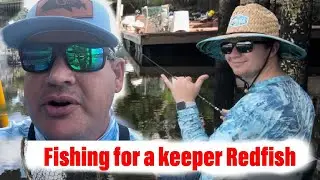 Fishing for a Keeper Redfish. @gheenoeguy1510
