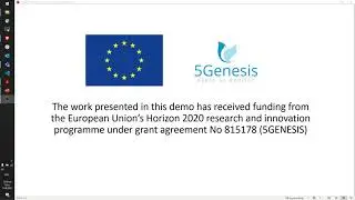Demo of Satellite Edge Computing - Limassol platform of 5GENESIS project (MeditCom 2021)
