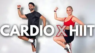 30-минутная кардио-HIIT тренировка дома &ndash; 5000 шагов для сжигания жира (без оборудования), все уп...