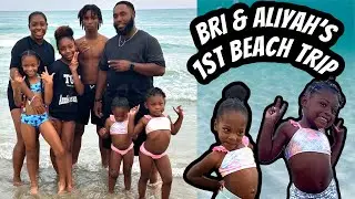 Brielle & Aliyah&rsquo;s 1st Time At The Beach 🌊