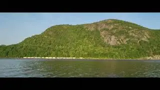 CSX Freight Southbound | West Shore Line | Hudson River