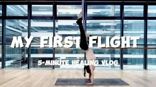 🌱🧘&zwj;♀️wellness vlog | my first aerial yoga class + an immersive journey to reset your body & mind!