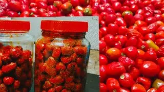ज्यानमारा खोर्सानीको अचार यसरी बनाएँ मैले 😀😘🌶️🌶️