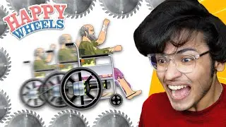 NOOB PLAYING HAPPY WHEELS !