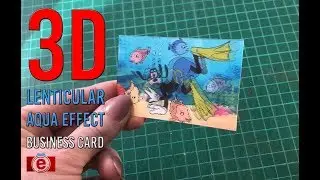 3D Lenticular Business Cards with Aqua Effect | Stunning Flip & 3D Impact by TwenT3