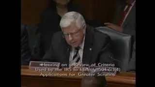 Enzi questions Treasury Inspector General on criminal penalties, leaking of taxpayer info