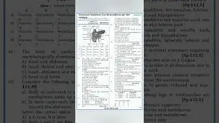 NEET NCERT Biology Structural Organisation In Animals Line By Line MCQ &lrm;⁨@bioneetirrg