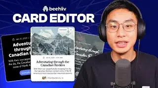 How to use Card Editor in beehiiv (Website Builder Tutorial)