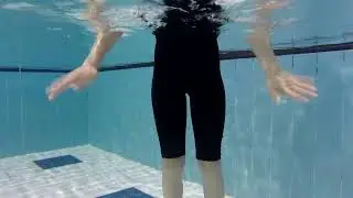Learning backstroke, lesson 4