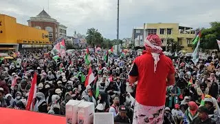 ALLAHU AKBAR, DEPOK BANJIR MANUSIA SAMBUT KEMENANGANPALESTINA