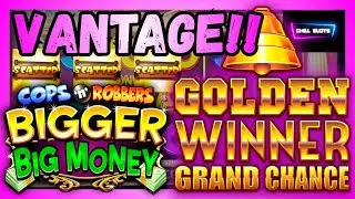 BIG VANTAGE SESH!!! ROLLERCOASTER BALANCE, CRAZY GAMBLES 😩 & BIG WINS?? 🤔 with Chill Slots 🎰 