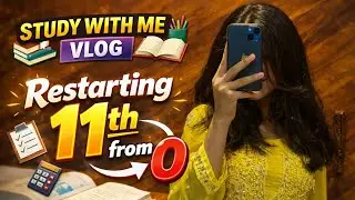 Restarting my *CLASS 11TH 🤧* | NEET 2027 aspirant | Study with me | Aaradhyaa