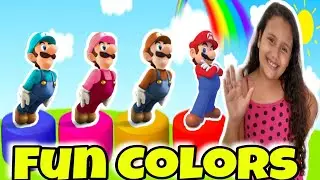 Bolas Coloridas - Super M&aacute;rio - Fun colors/Song - divertindo com as Cores - Nursery Rhymes/Musical