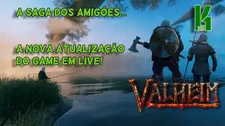 A nova atualiza&ccedil;&atilde;o de Valheim! #03 #live #gaming #gameplay