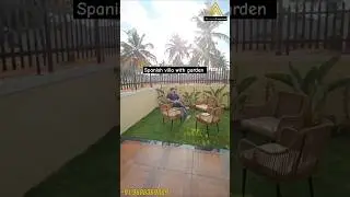 Spanish themed villas with garden 🏡 #luxuryvilla #hometour #spanishhouse #gardenhouse #bangalore