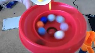 Marble Race 34 w/ all Solid Colored Marbles