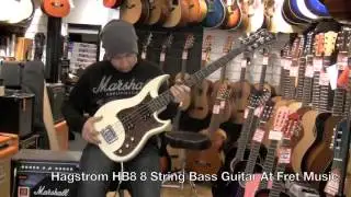 Hagstrom HB8 8 String Bass Guitar At Fret Music