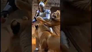Lion vs Robot Fight 😱 | #shorts #trending #viral #ytshorts