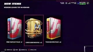 Top 100 WL Rewards Pack Opening! Madden 22
