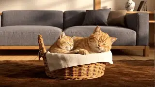 naughty kitten and warm nap with mother cat |cute meow diary