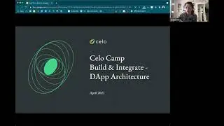 Build & Integrate  DApp Architecture, Celo camp